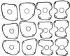 VICTOR REINZ 15-26296-02 Gasket Set, cylinder head cover
